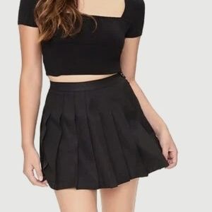 Forever 21 Pleated Mini Skirt